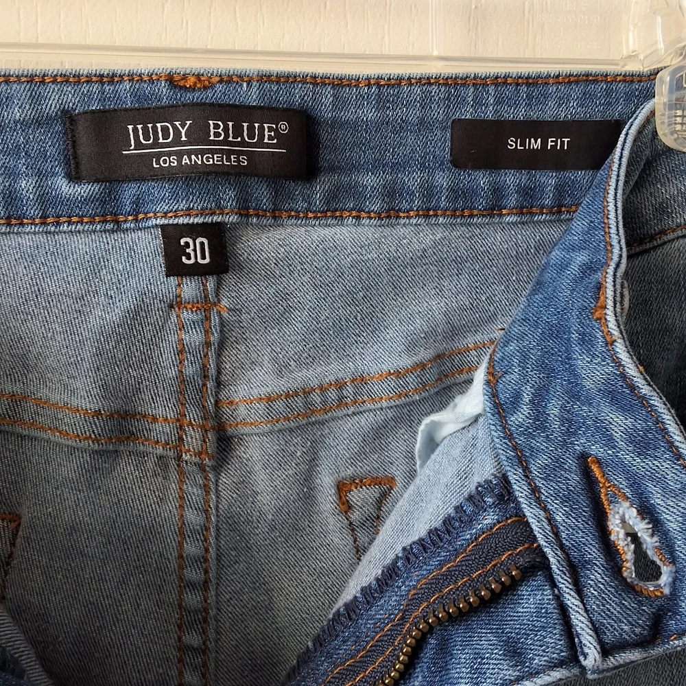 Judy Blue Size‎ 30 Slim Fit Straight Leg Jeans Light Wash Minimalist Classic